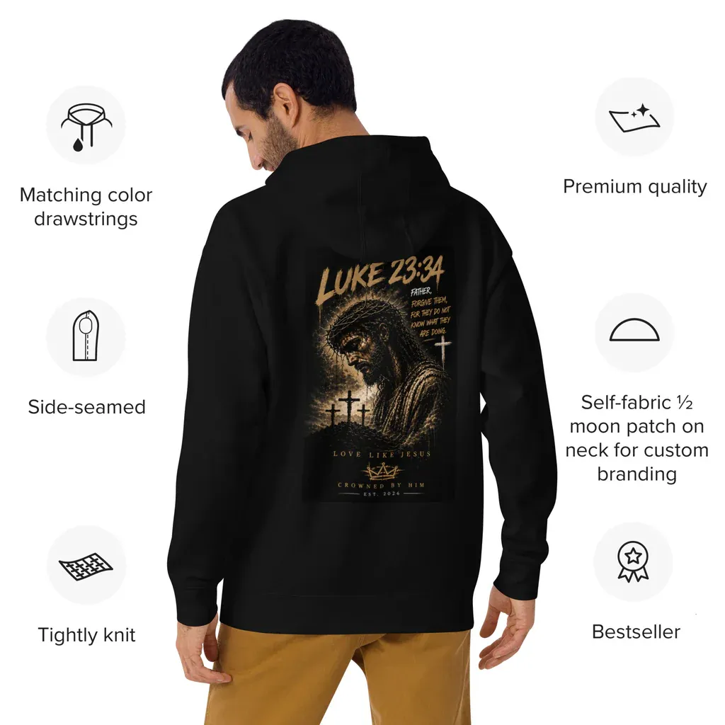 Father forgive them Hoodie - Image 15