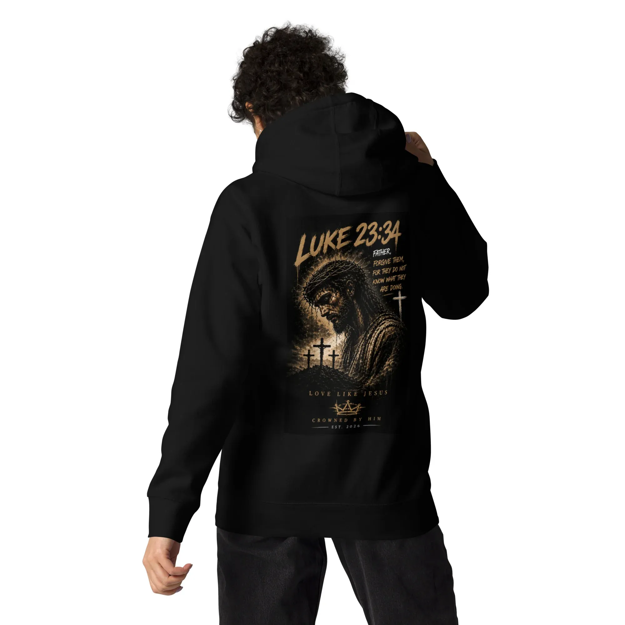 Father forgive them Hoodie - Image 7